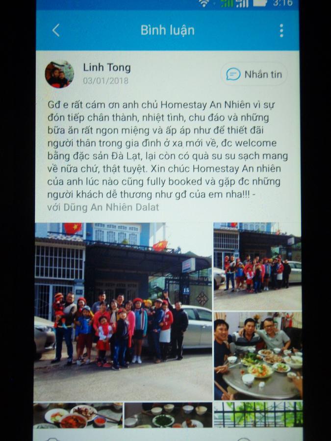 Homstay An Nhien Da Lat Kültér fotó